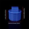 10pcs/set PVC Male Thread End Cap External Plug Tube Connector Plumbing Pipe Plug  Garden Irrigation