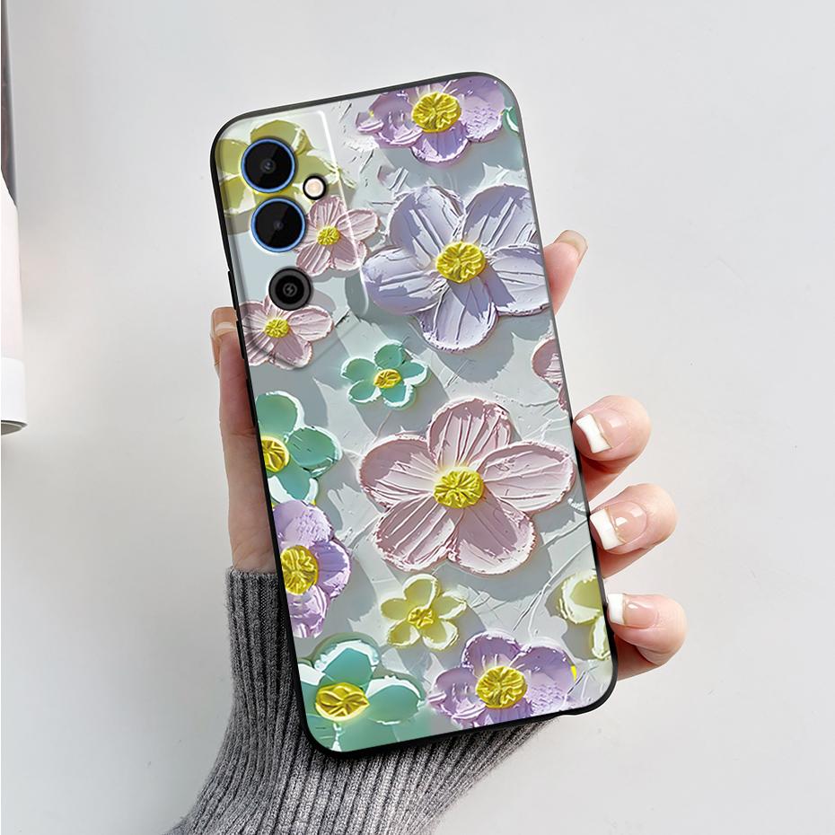 For Tecno Pova Neo 2 Case Pova Neo2 LG6n Cover Black TPU Soft Silicone Phone Case For Tecno Pova Neo 2 Coque Protective Fundas