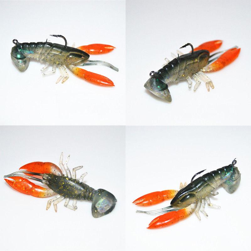 Fishing Bait Soft Artificial Lobster Lure Hook Crawfish Shrimp Swimbait Fishing Bait Soft Artificial Lobster Lure Hook Crawfish Shrimp Swimbait