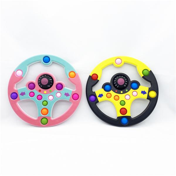 Bebek Duyusal Oyuncaklar Direksiyon Simidi Baloncuk Dekompresyon Oyuncakları