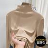 Semi-turtleneck Bottoming Shirt Women's Summer New Women's Clothing Basic Long-sleeved Women's Modal Top