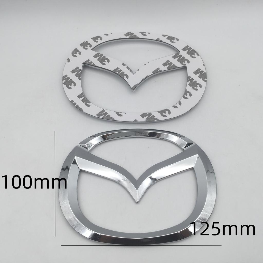 1pcs 3D for Mazda Car Front Head Hood Bonnet Emblem Rear Tail Bumper Trunk Steering Wheel Sticker Badge Decal Styling