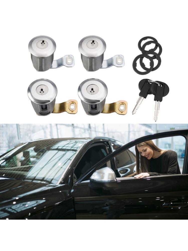 Industrial Grade Car Door Lock Barrels Set with 2 Keys Barrels Lock Door Lock Set Simple Installation for 9170G3 9170.CW