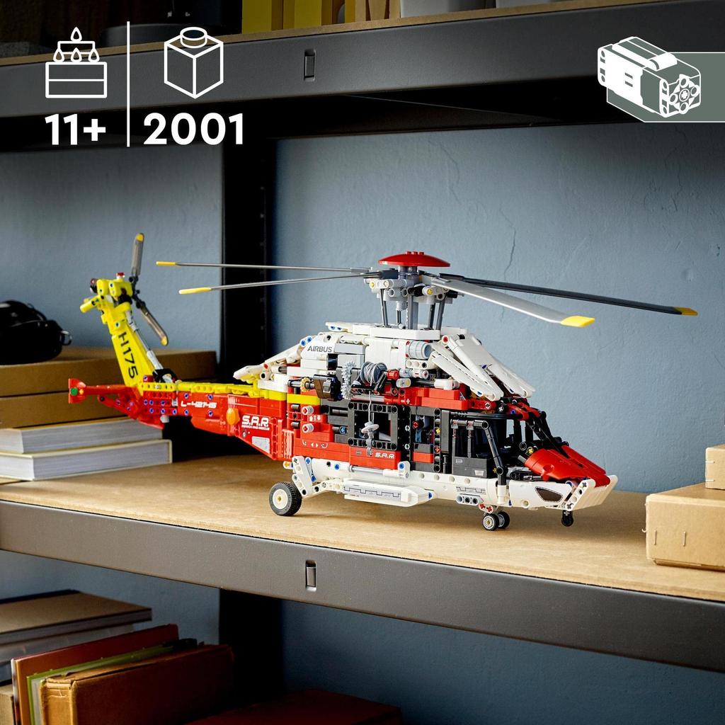 LEGO Technic Airbus H175 Rescue Helicopter 42145 Toy Block Present Rescue Car Car Boys Ages 11 and Up