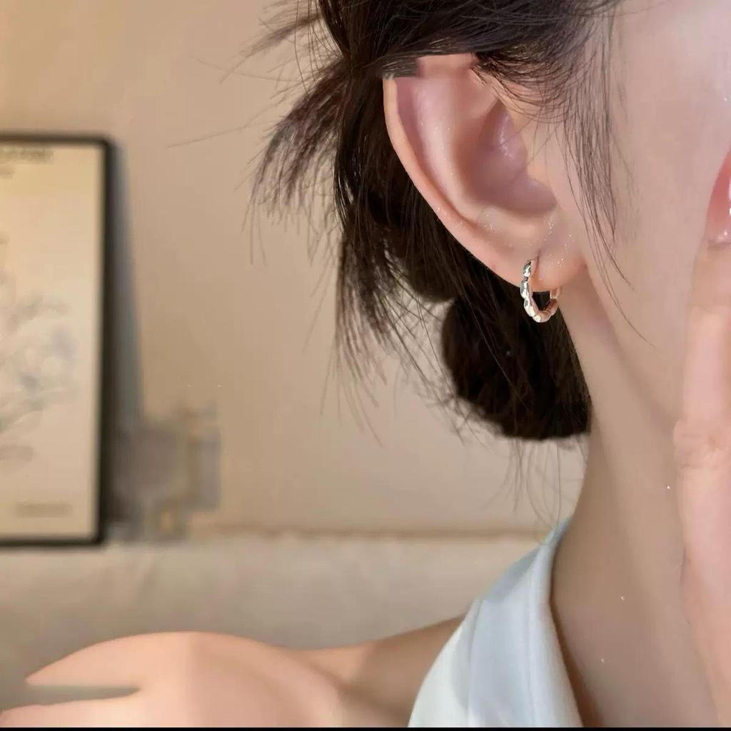 S925 Summer Fashion Rice Bead Earrings - Light Luxury & Cool Style for Women