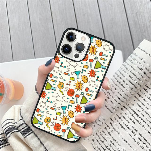 Science Chemistry Formulas Phone Case Cover For iPhone 17 Air 16 15 14 13 12 Pro Max 11 Pro Max Plus Coque Shell