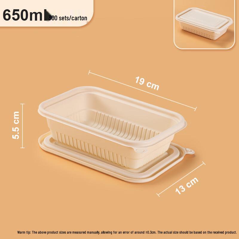 Comert Degradable Takeaway Lunch Box