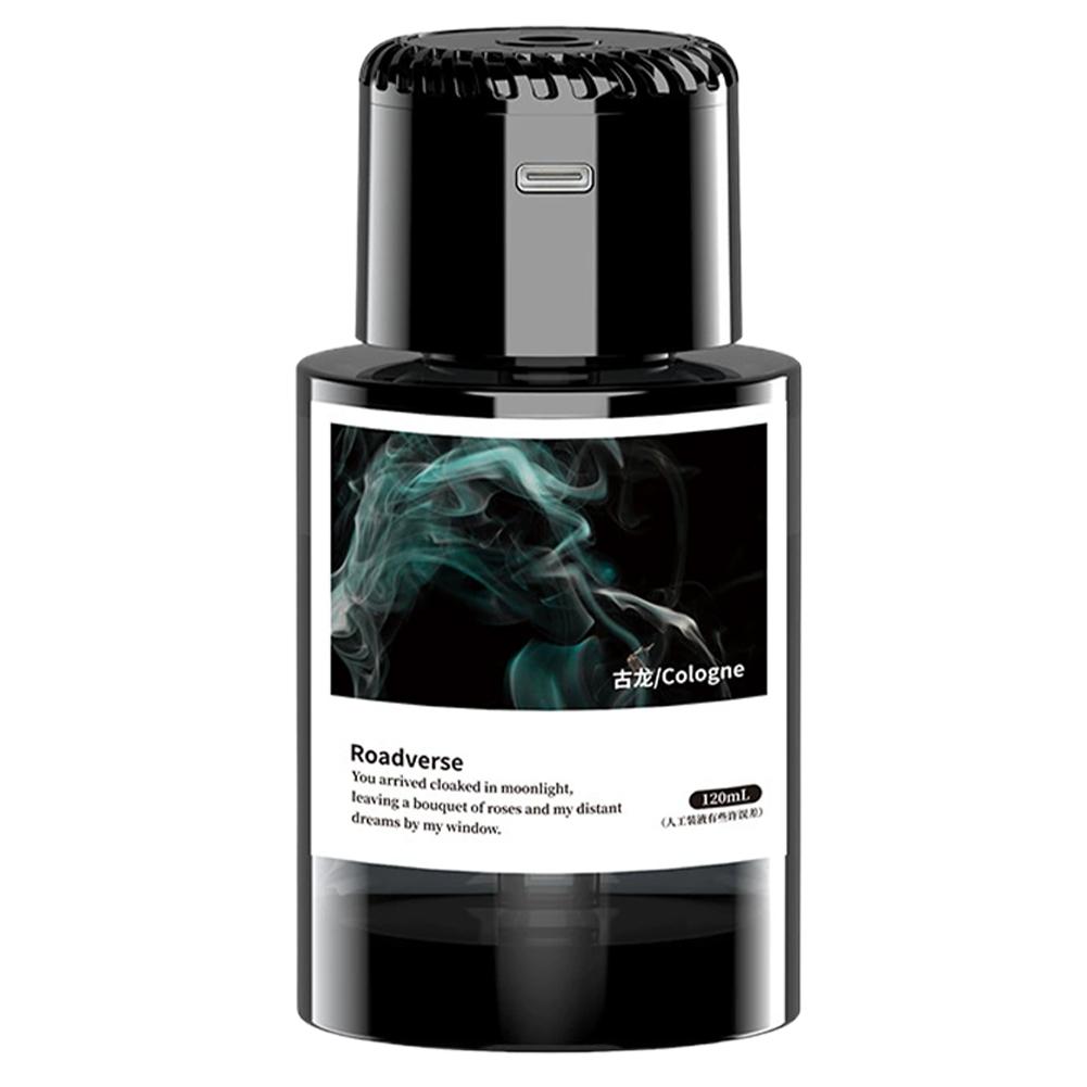 Smart Car Air Freshener with Starry Sky Projection | Rechargeable 120ml Diffuser | French Fragrance | Auto On/Off | Odor Purific