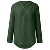 Womens Spring Tops V Neck Zipper Blouse Summer Shirts for Women Casual Tunic Womens Summer Shirts Dressy Tops for Women