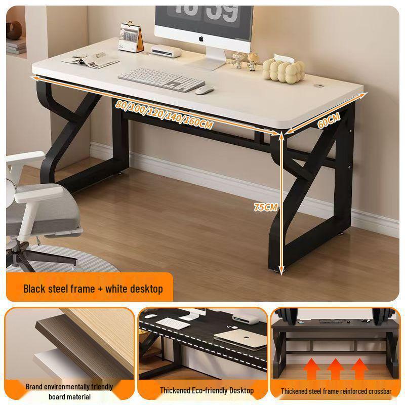 Modern Solid Wood Computer Desk for Home & Office