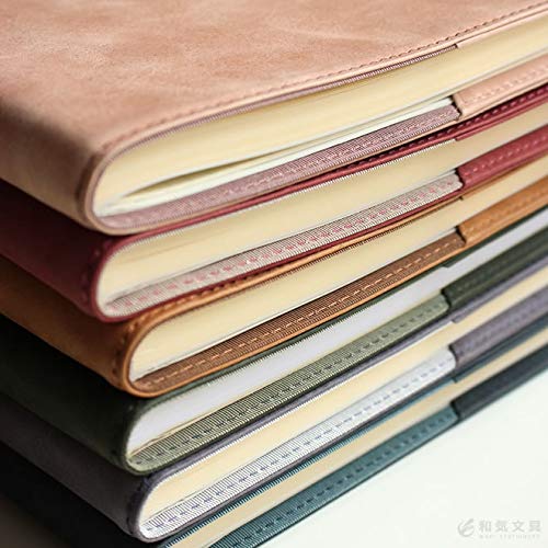 Waki Stationery Original Quo Vadis Executive Size Made in Japan Genuine Leather Notebook Cover, Waxed Leather (Cover Only), Lavender