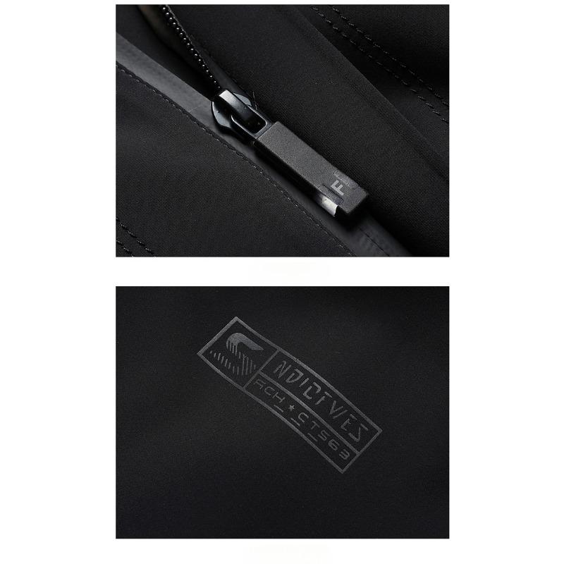 New Goose Down Down Jacket Men's Mid-length Thickened Warm Simple Casual Hooded Winter Jacket