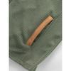Men Fleece Lined Stand Collar Zip Up Loose Jacket