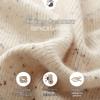 Zhaojun Women's Fall/Winter 2025 Thickened Cable Knit Cashmere Cardigan
