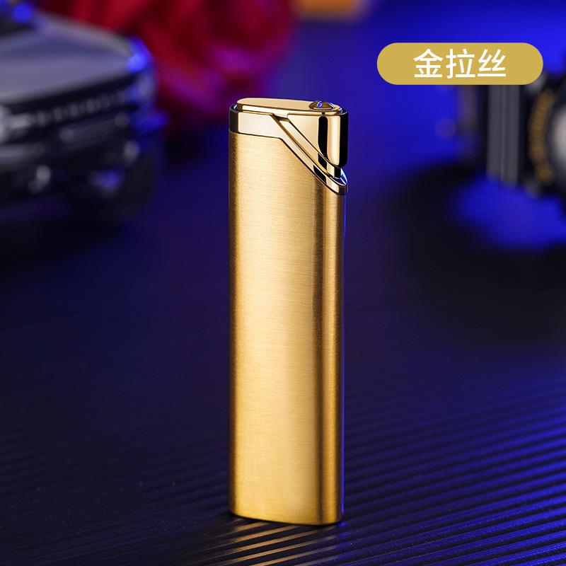 New Long Strip Portable Direct Charging Inflatable Lighter with High Quality Windproof Cigarette Accessories