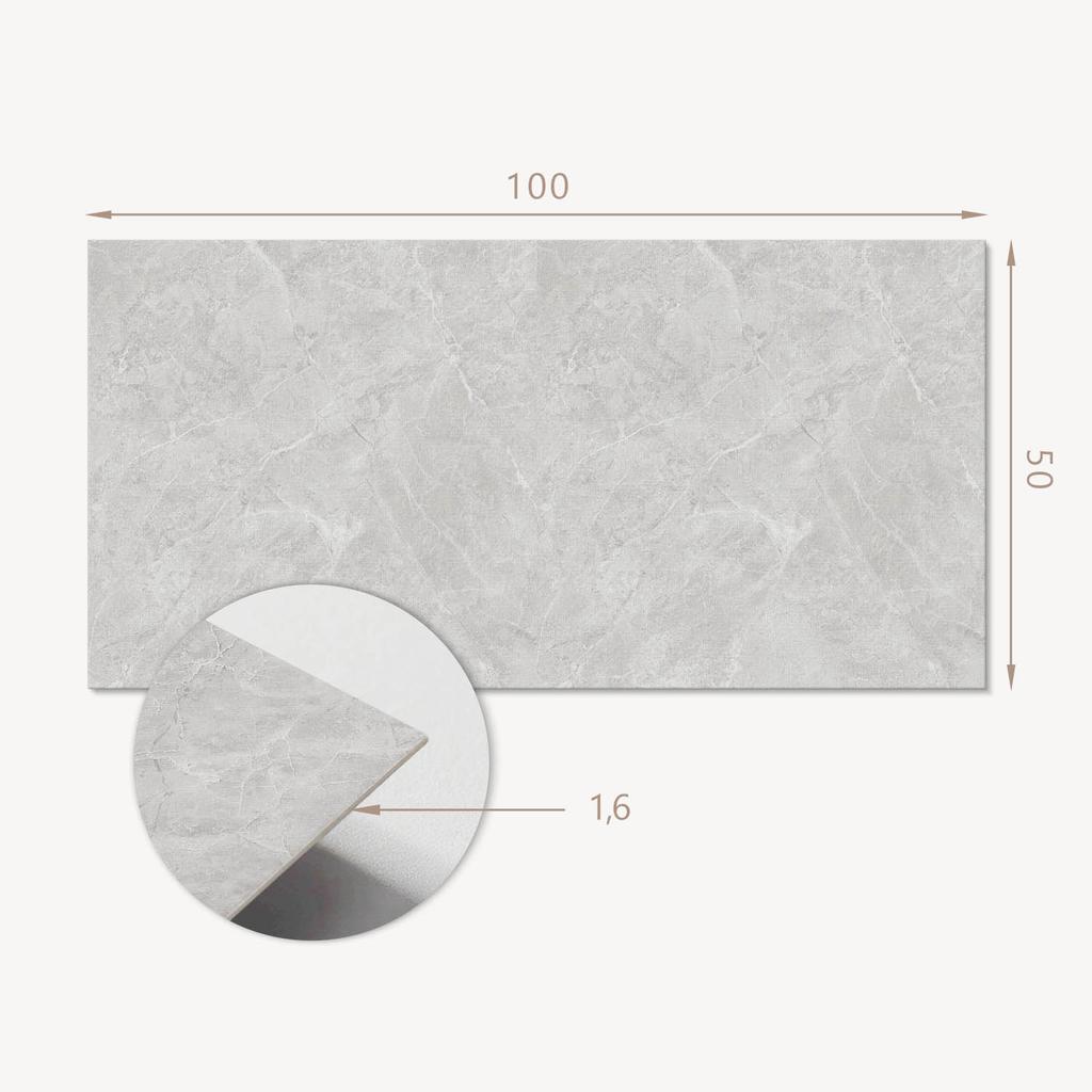 Aesthetic Vinyl Wall Covering with Print 100x50 cm Natural Stone Pattern