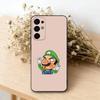 Funny Super Z-MarioS Bros  Phone Case Black Silicone Soft For Samsung S25,S24,S21,S22,S23,S30,Ultra,S20,Plus,Fe,Lite