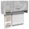 Wardrobe Concrete Grey 70 X 32.5 X 35 Cm Particleboard