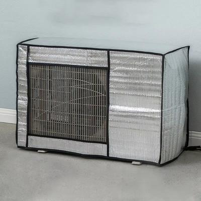 UV Protection Aluminum Foil Cover Waterproof Dust Prevention Air Conditioner Cover Weatherproof Adjustable Outdoor Unit Cover