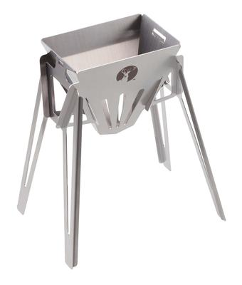 CAPTAIN STAG Coffee Dripper Compact Storage Stainless Steel Made In Japan Made In Silver Tsubame-Sanjo UW-3560