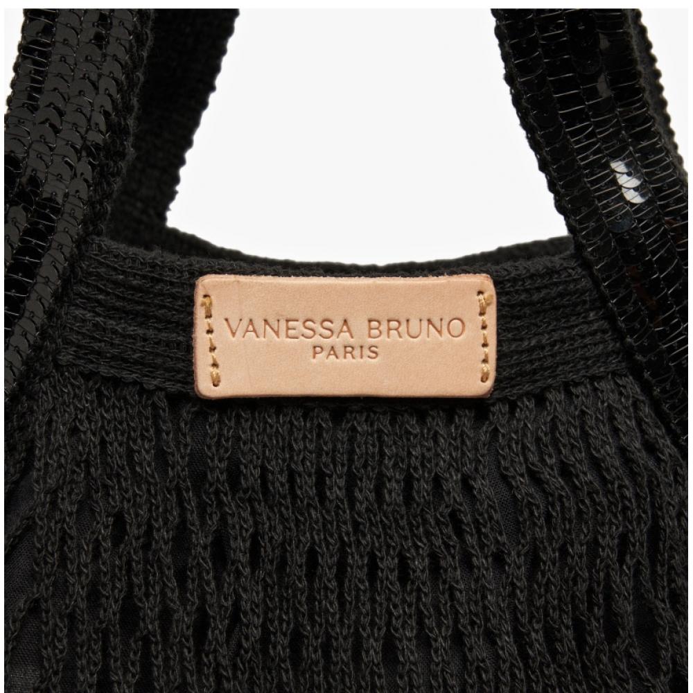 Vanessabruno Tragetasche Mit Pailletten Netz 1eve26 V40700 999