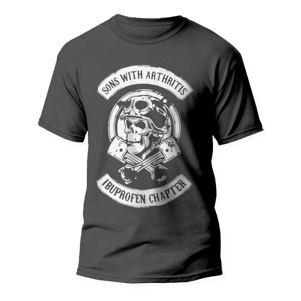 Herren Söhne mit ARTHRITIS T-shirt lustige Top Geburtstag Geschenk Gym Tee