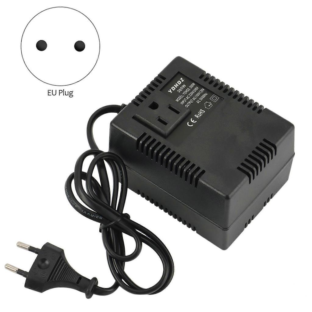 Μετατροπέας Τάσης 300W 220V σε 110V Μετασχηματιστής Μετασχηματιστής Μετατροπέας Τάσης Προσαρμογέας Ταξιδιού Ευ Βύσμα