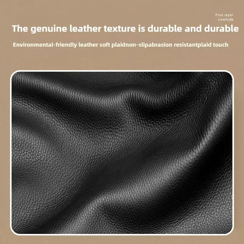 Car Shift Handle Cover Perforated Breathable Leather Gear Shift Cover Non-Slip Wear-resistant Shift Knob Decor Protective Cover