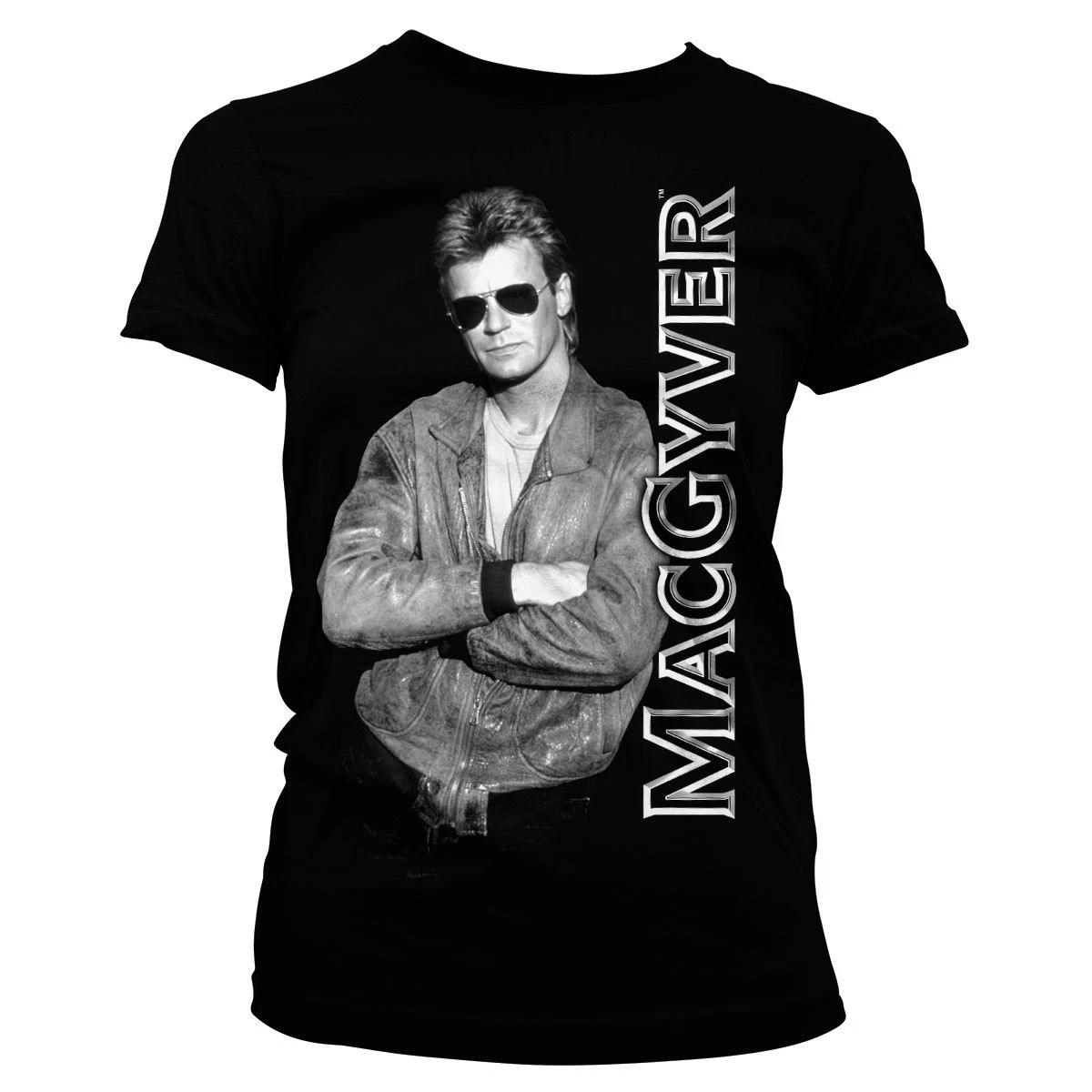 T-Shirt Femme MacGyver Officiellement Licencié - Cool MacGyver Tailles S-XXL 4XL