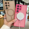 S26 S25 Ultra Case Luxury Translucent Magnetic Armor Case For Samsung Galaxy S26 S25 S24 S23 S 26 25 Ultra Plus Matte Back Cover