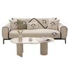 Panda Embroidered Sofa Cushion Chenier Four-Season Universal Non-Slip Sofa Cover, High-Grade Seat Cushion Leather Sofa Back Towel