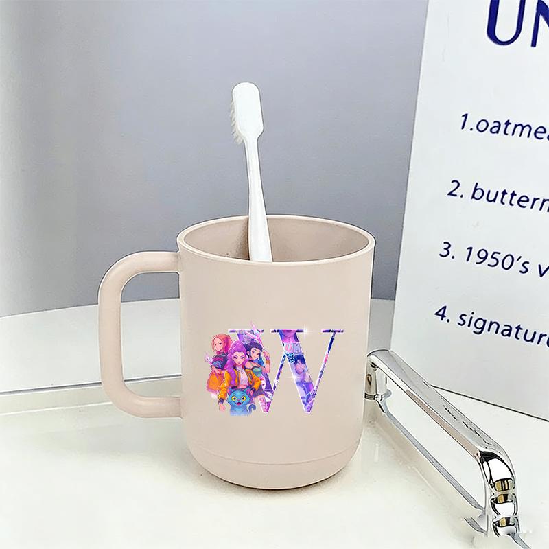 Kpop Dämonenjäger Mundspülbecher Kawaii Tragbare Zahnbürstenbecher Zuhause Paar Familie Verdickt Saft Wasserbecher Geburtstag Schönes Geschenk