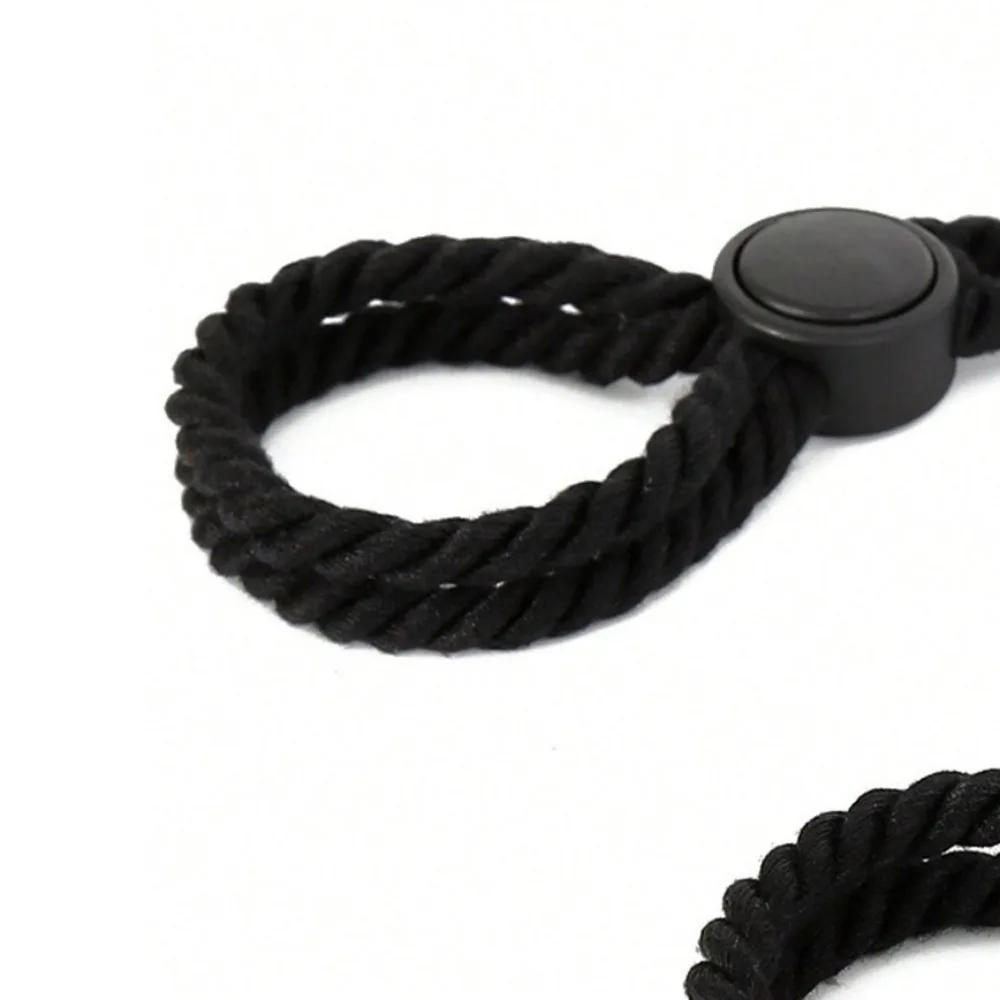 Adjustable Rope Cuffs Sexy Bondage Handcuffs Ankle Cuff Restraints Bracelet Erotic Adult Toys Couples Flirt Tool Binding Gadget