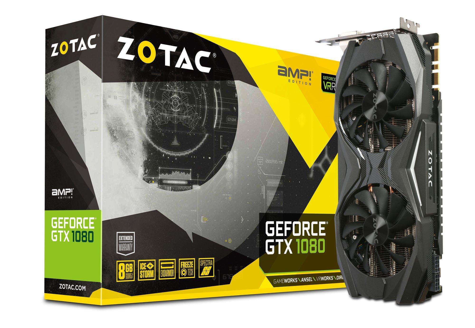 

ZOTAC Geforce GTX 1080 AMP EDITION Graphics Board VD6068 ZTGTX1080-8GD5XAMP01