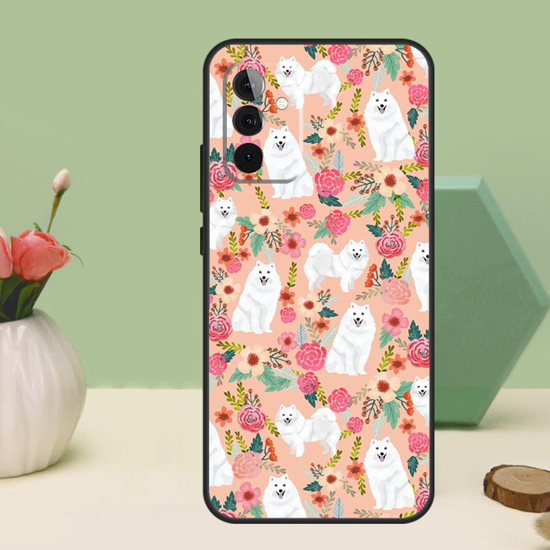 Japanese Spitz Dog For Samsung Galaxy A16 A55 A35 A15 A32 A12 A22 A52 A54 A34 A14 A56 A36 A26 A13 A53 A06 Case