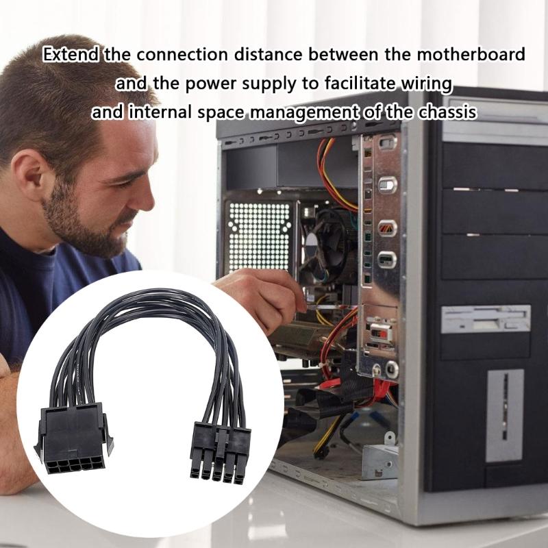 10Pin Female To 10Pin Male Mainboard Power Extension Cable Graphics Card 10Pin Power Cord for PC Server Motherboard