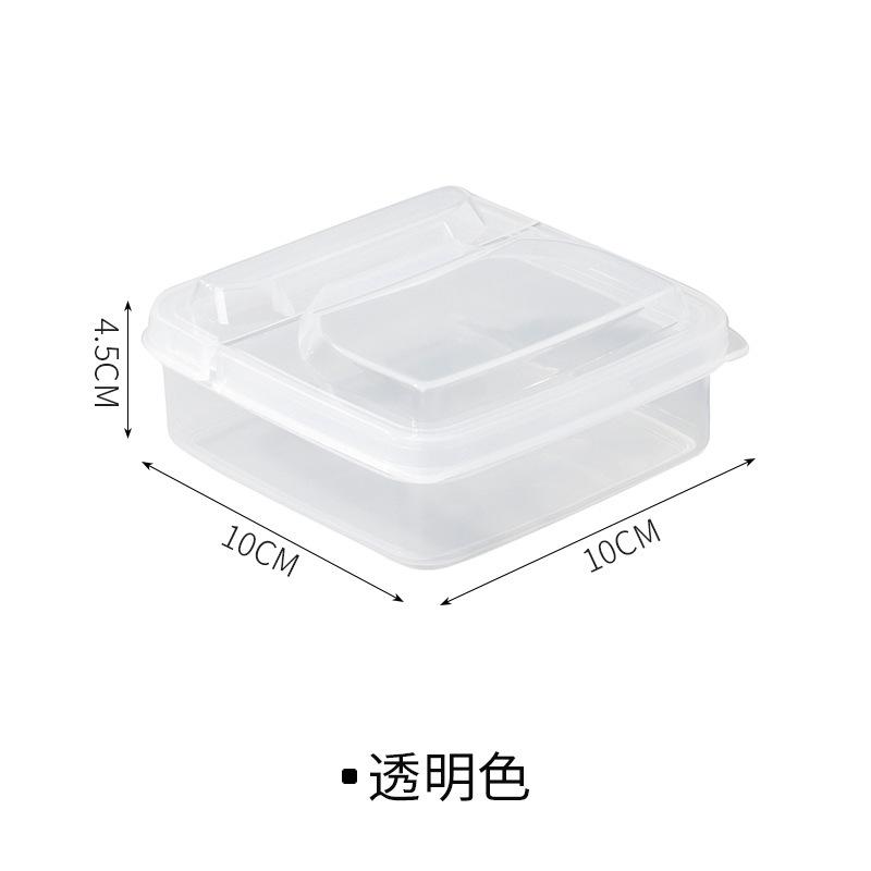 Flip-Top Cheese & Butter Storage Box with Lid - Refrigerator-Specific,Food-Grade Compartment Organizer for Kitchen & Butter Dish