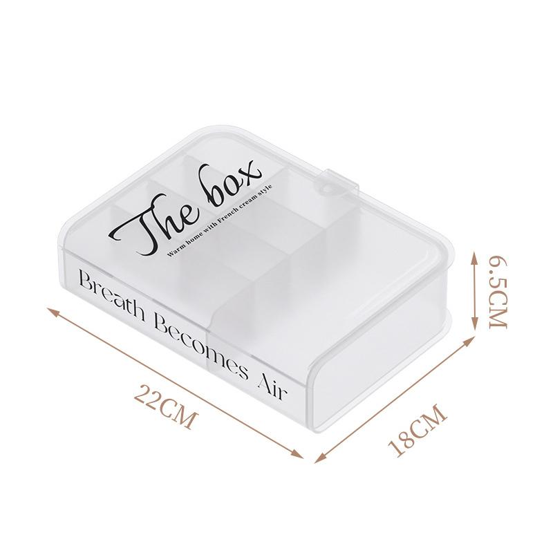 

Art Data Cable Organizer Charging Treasure Earphone Charging Cable Organization Desktop Compartment Storage Box прозрачный