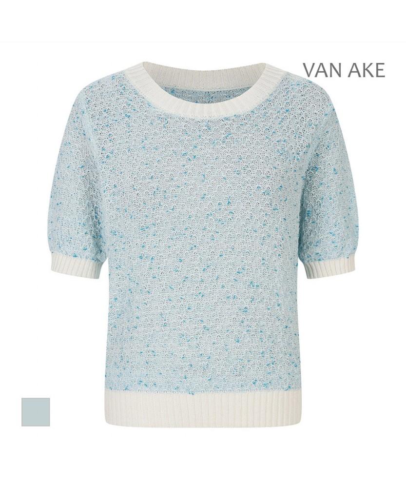 VANAKE Pattern Knit Short Sleeve Knit_Vb45Ktq307Z