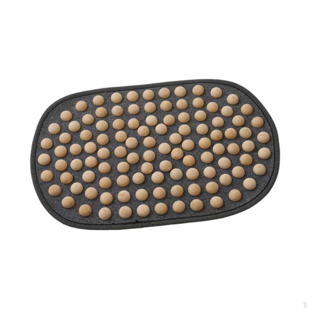 Wood Foot Acupressure Mat Pad for Feet Relax Massage Tool Travel