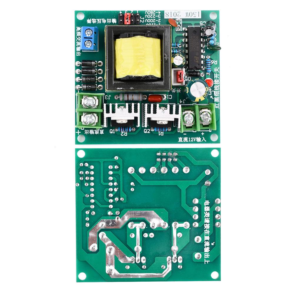 Gaqqee Inverter DC 12v To 110v 220v 280v 150W DC-AC Module Inverse Converter Booster Module Voltage Power Regulator Power Supply