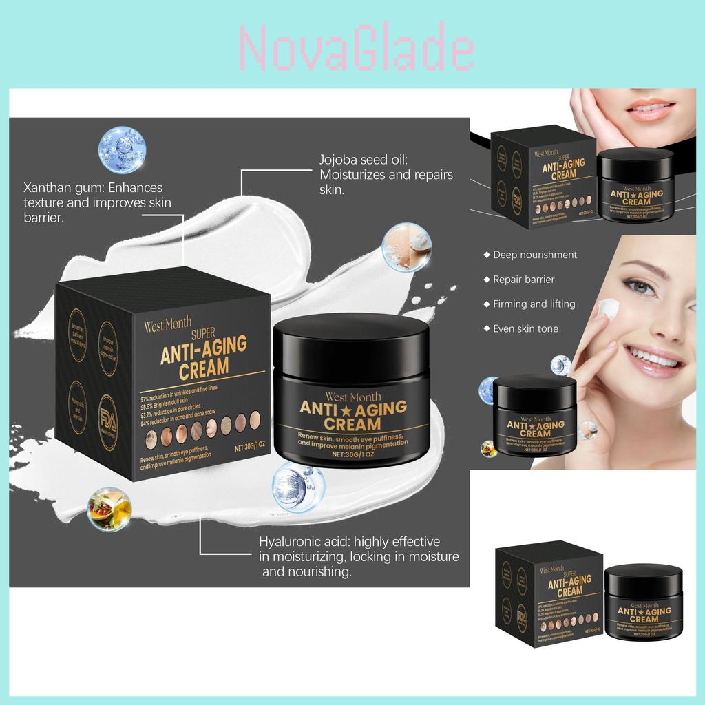 Deeply Hydrating West Month Moisturizing Cream For Nourishing Facial Skin Care