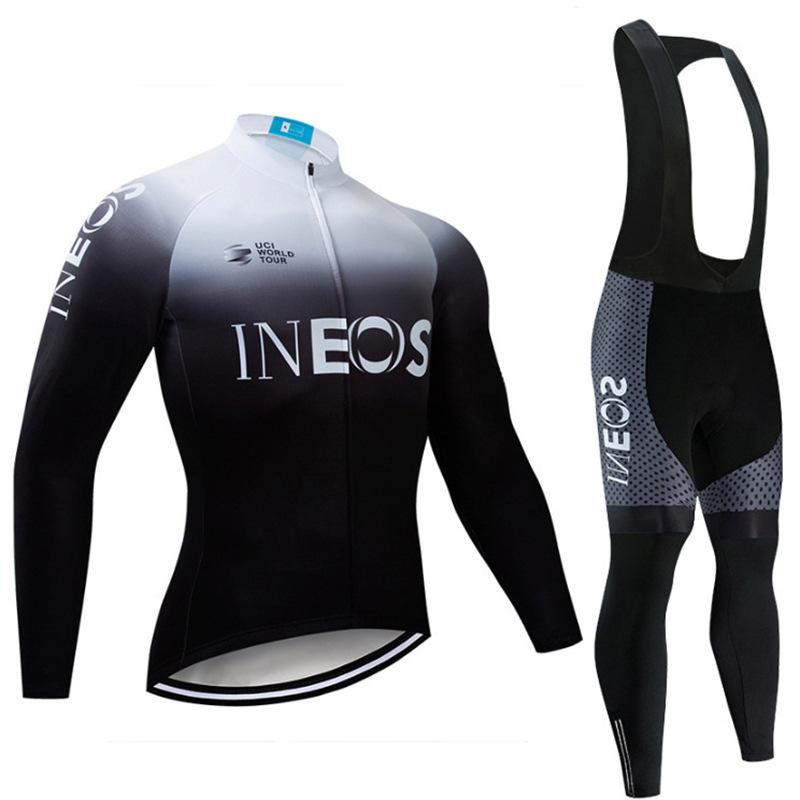 Cycling Suit Unisex Suit Spring and Autumn Long Sleeve Lightning Mountain Road Bike Top Shorts Available