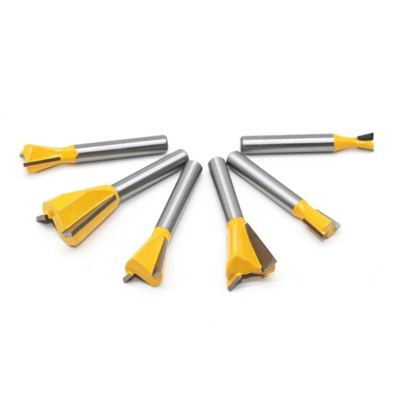 Milling Cutter Wood Carving Dovetail Joint Router Bit 14 Degree Woodworking Engraving Bit Milling Furniture Accessories