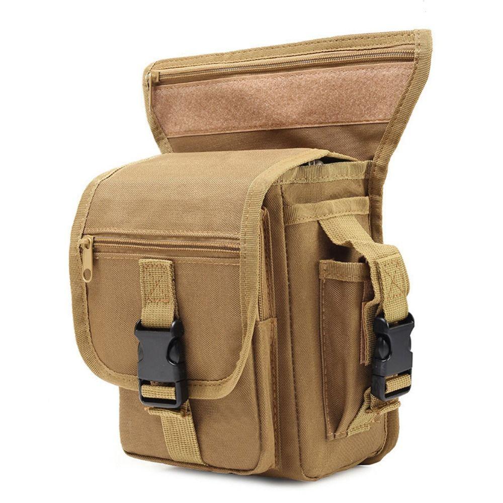 Multiple Pockets Drop Leg Bag Durable Drop Leg Belt Pouch  Outdoor Equipment Bag