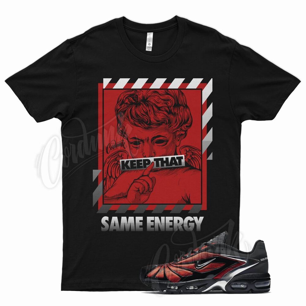 

Черная футболка унисекс Energy Skepta N Air Max Tailwind V Bloody Chrome Uni Red