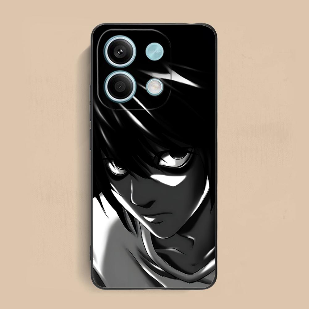 Death Note L Lawliet Mobile Phone Case for Xiaomi Redmi 15 14 13 12 A5 3 2 1 C Plus 4G 5G Colorful Printing Cover Cover Pretty