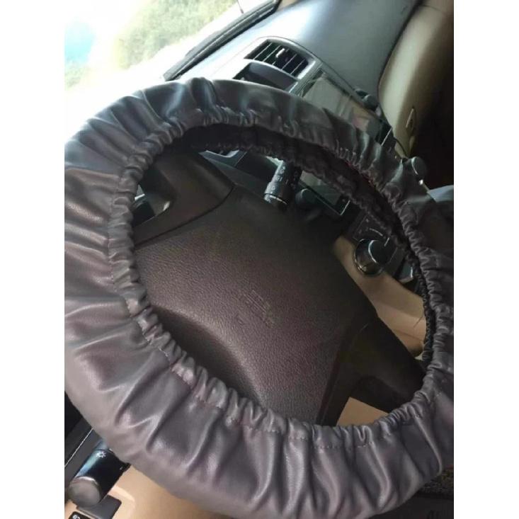 Universal Sunscreen Steering Wheel Cover - Waterproof Cloth All-Season Car Handle Protector for Driving Maintenance