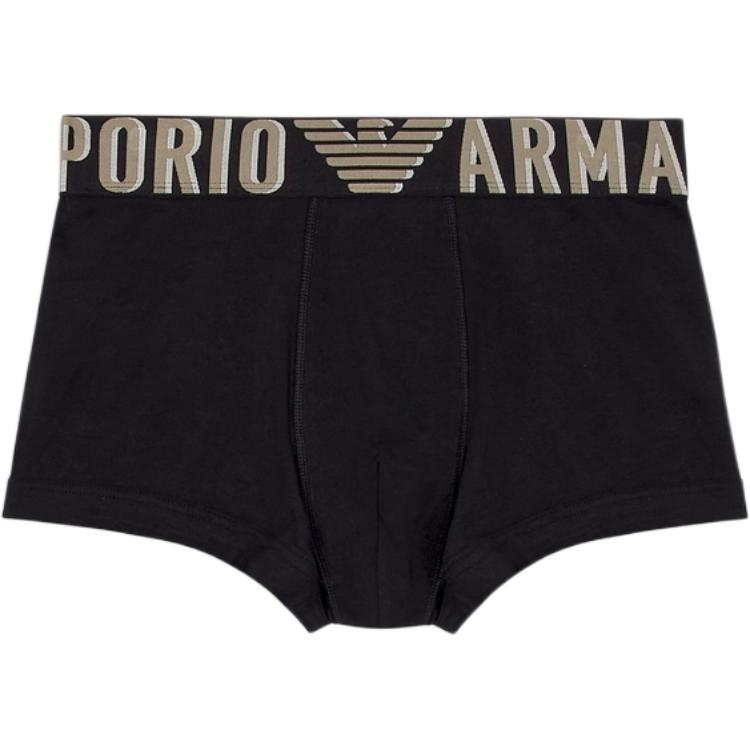 Emporio Armani SS25 Хлопковые эластичные боксеры Мужское нижнее белье Черный EM000231-AF10772-UC001 XL