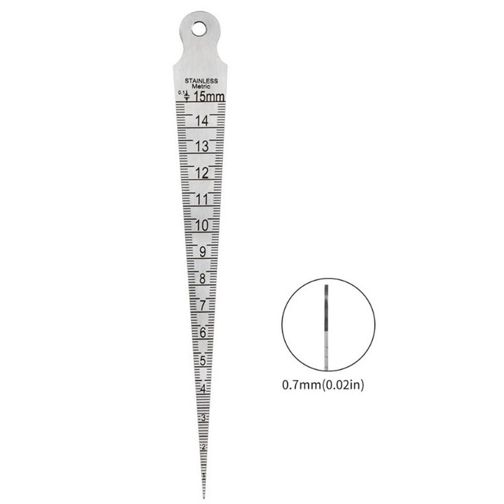 

Штрихованные деления Щуп Измеритель зазора Конусный щуп